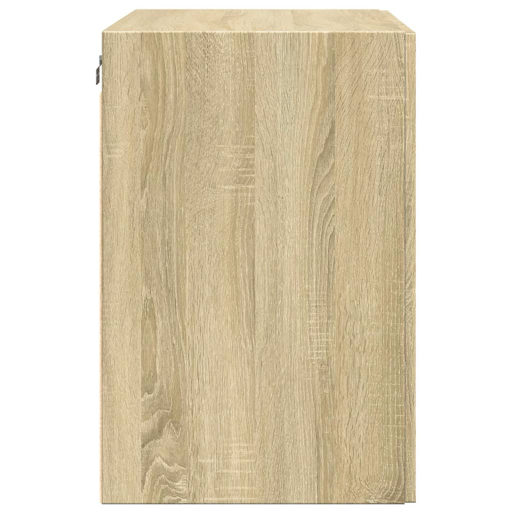 Ντουλάπι Τοίχου Sonoma Δρυς 80x42,5x64 εκ. Επεξεργασμένο Ξύλο - Pakobazaar