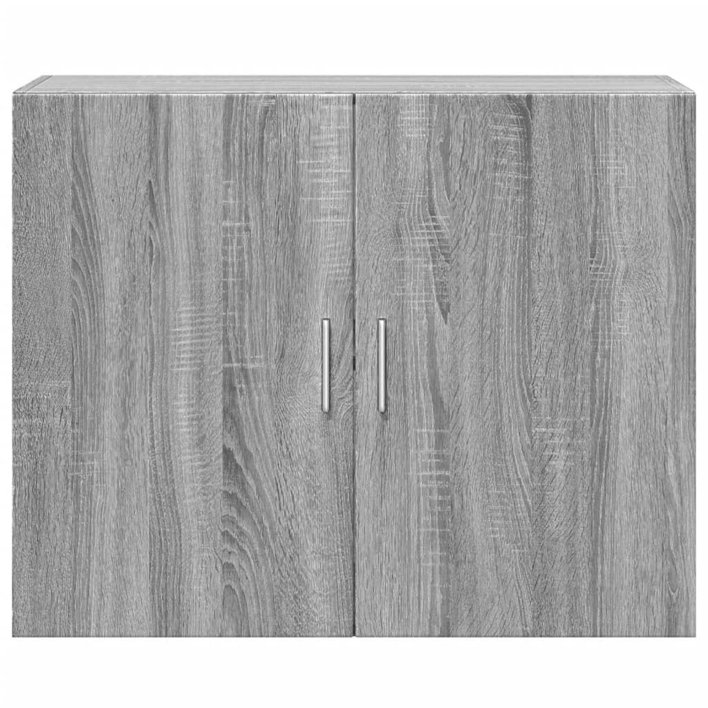 Ντουλάπι Τοίχου Γκρι Sonoma 80x42,5x64 εκ. Επεξεργασμένο Ξύλο - Pakobazaar