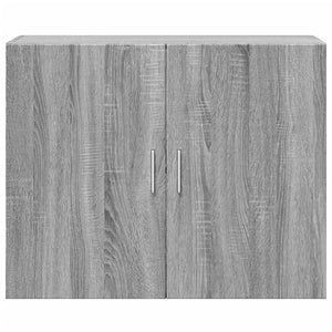 Ντουλάπι Τοίχου Γκρι Sonoma 80x42,5x64 εκ. Επεξεργασμένο Ξύλο - Pakobazaar