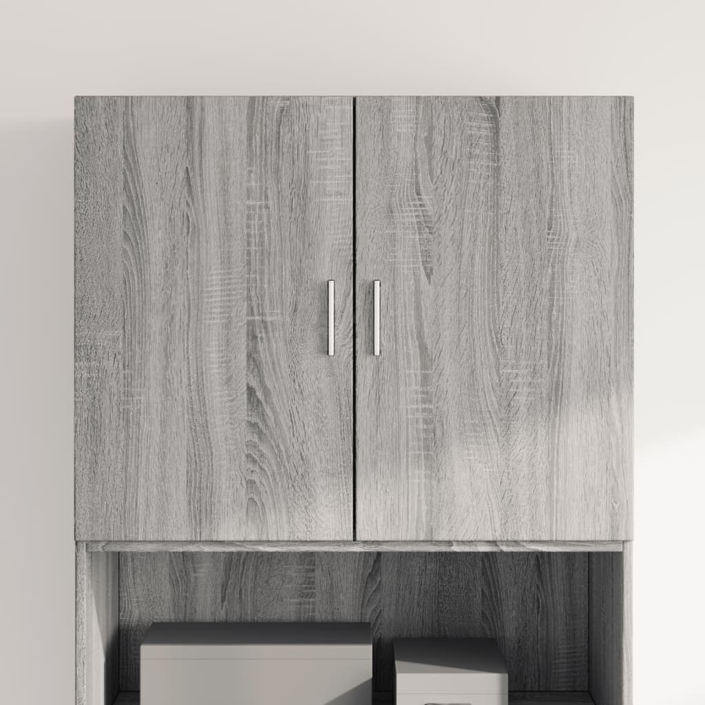 Ντουλάπι Τοίχου Γκρι Sonoma 80x42,5x64 εκ. Επεξεργασμένο Ξύλο - Pakobazaar