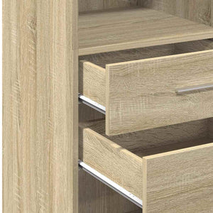 Ντουλάπι Sonoma Δρυς 30x42,5x124 εκ. από Επεξεργασμένο Ξύλο