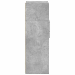 Ντουλάπι Γκρι Σκυρ. 30x42,5x124 εκ. από Επεξεργασμένο Ξύλο