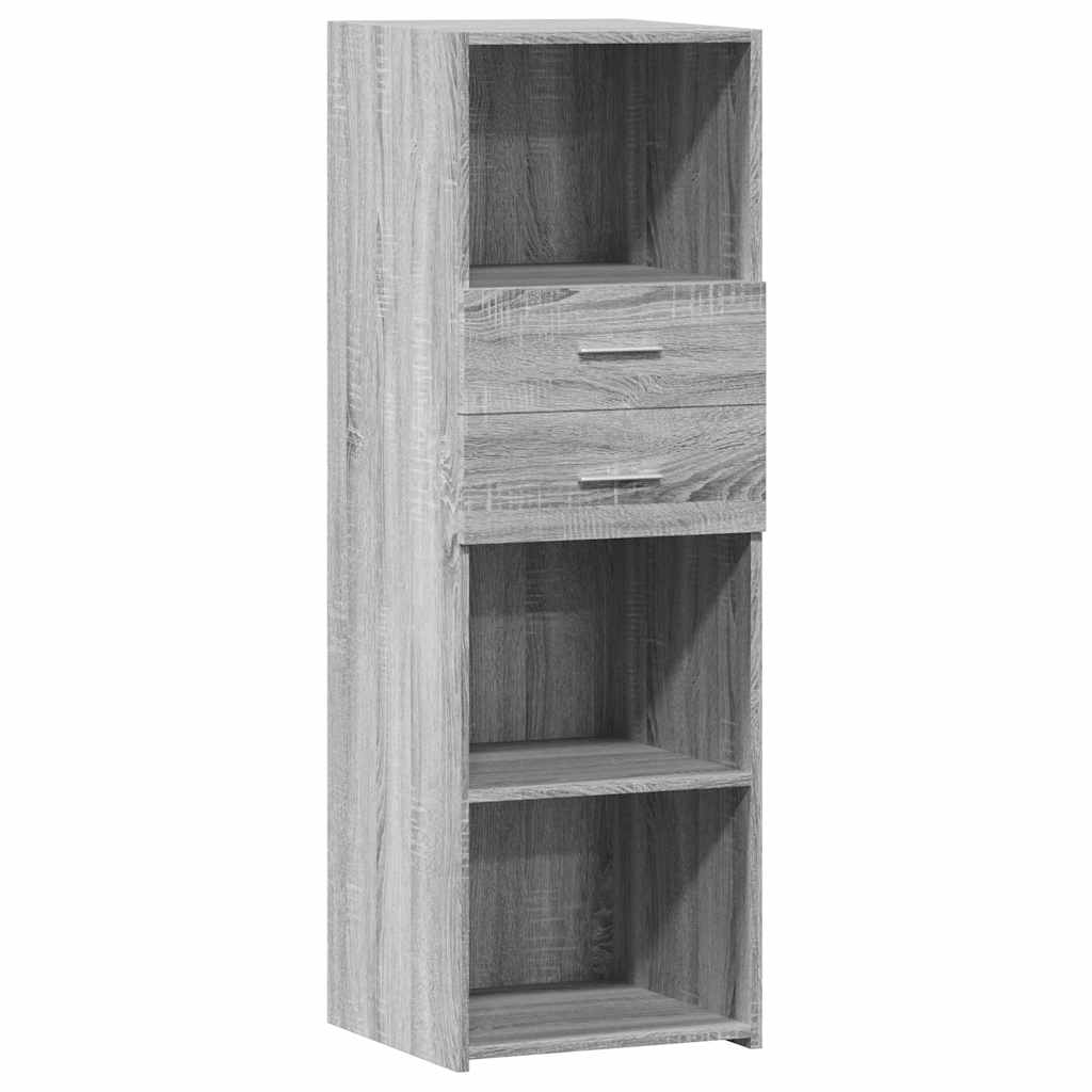 Ντουλάπι Γκρι Sonoma 40x42,5x124 εκ. από Επεξεργασμένο Ξύλο