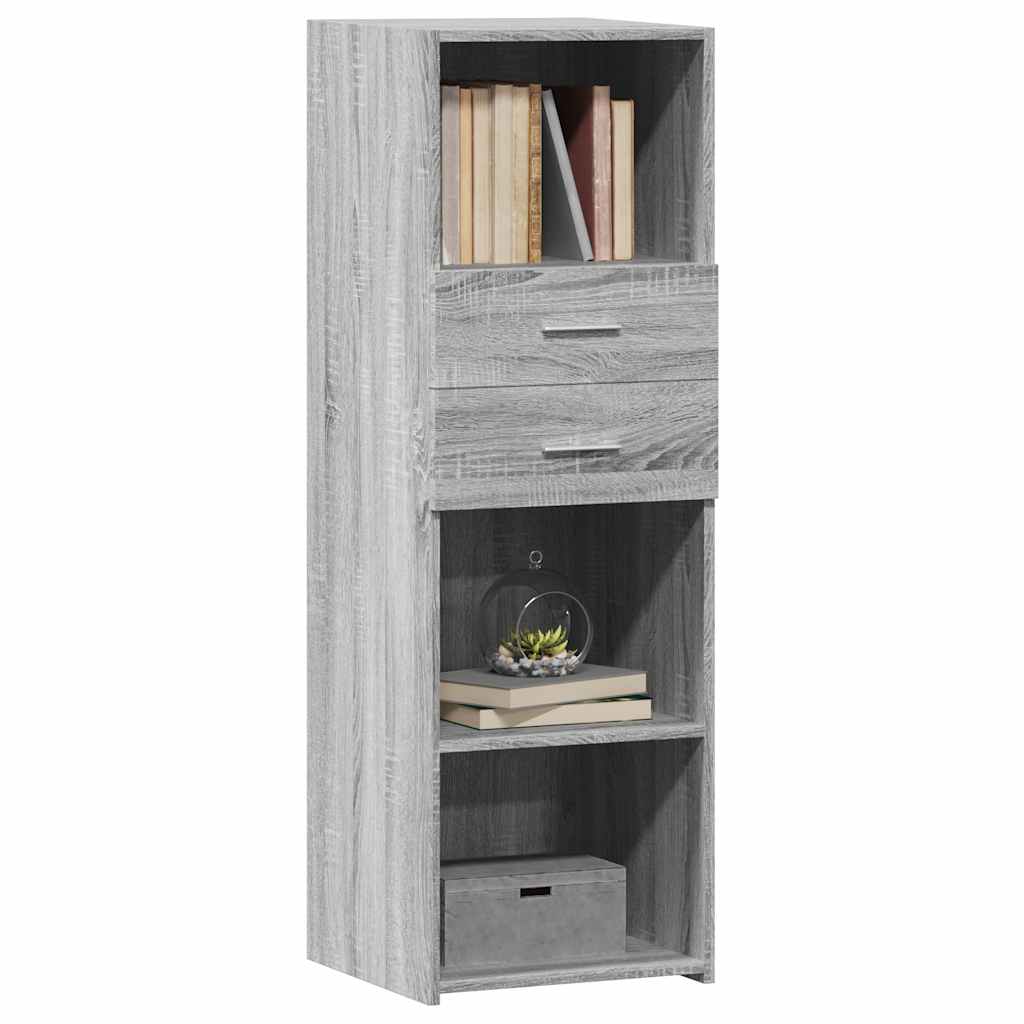 Ντουλάπι Γκρι Sonoma 40x42,5x124 εκ. από Επεξεργασμένο Ξύλο