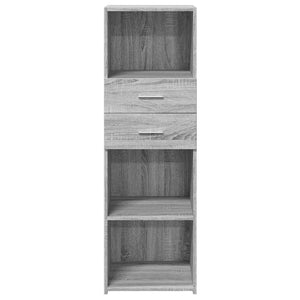 Ντουλάπι Γκρι Sonoma 40x42,5x124 εκ. από Επεξεργασμένο Ξύλο