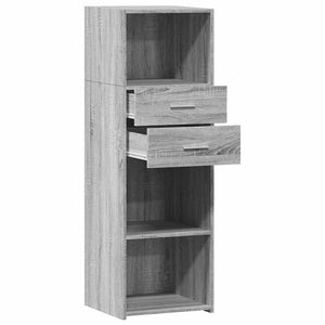 Ντουλάπι Γκρι Sonoma 40x42,5x124 εκ. από Επεξεργασμένο Ξύλο