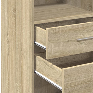 Ντουλάπι Sonoma Δρυς 45x42,5x124 εκ. από Επεξεργασμένο Ξύλο - Pakobazaar