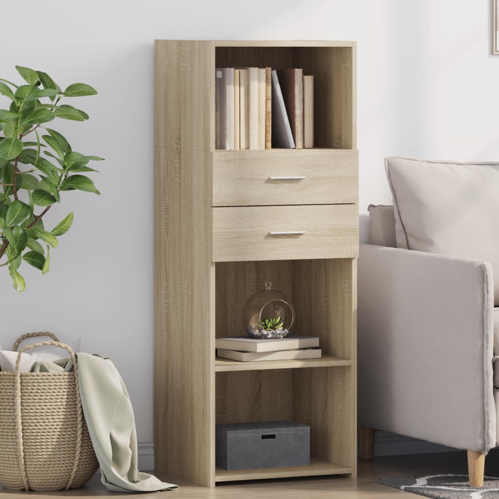 Ντουλάπι Sonoma Δρυς 45x42,5x124 εκ. από Επεξεργασμένο Ξύλο - Pakobazaar