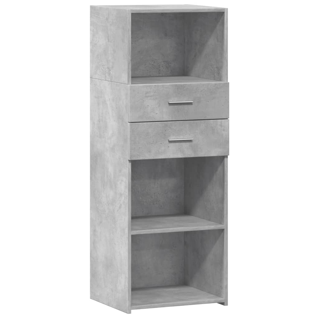 Ντουλάπι Γκρι Σκυρ. 45x42,5x124 εκ. από Επεξεργασμένο Ξύλο