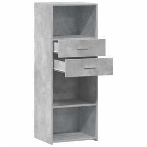 Ντουλάπι Γκρι Σκυρ. 45x42,5x124 εκ. από Επεξεργασμένο Ξύλο