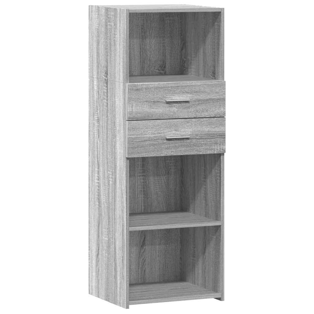 Ντουλάπι Γκρι Sonoma 45x42,5x124 εκ. από Επεξεργασμένο Ξύλο