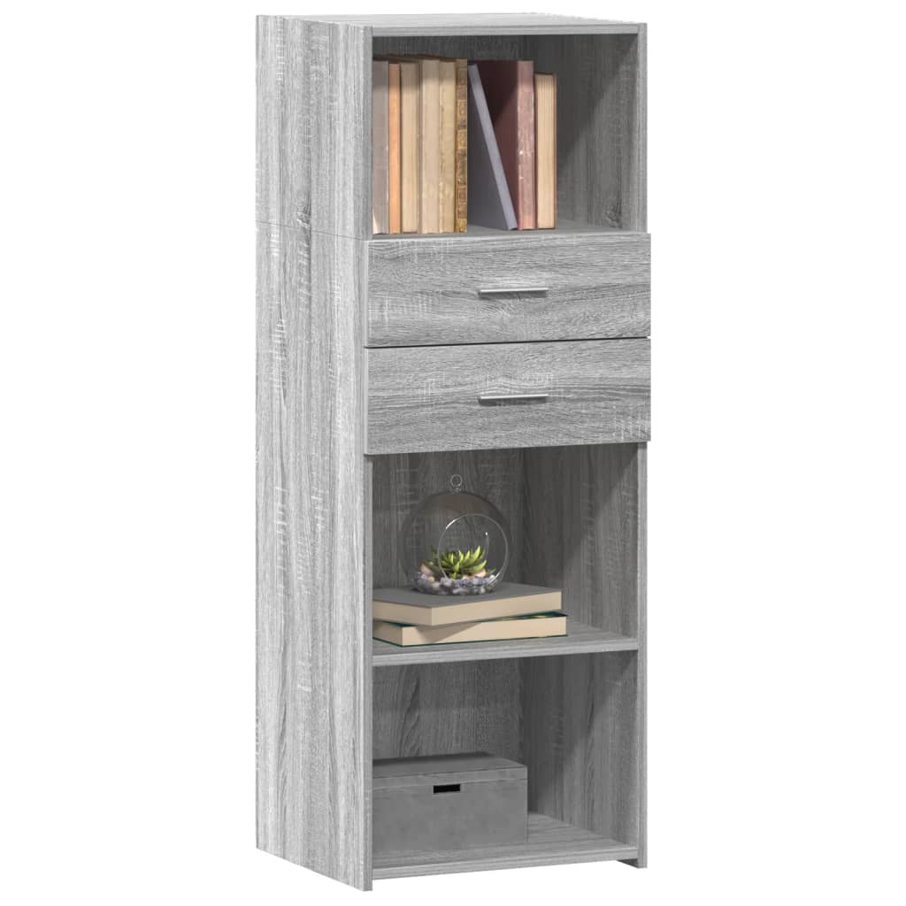 Ντουλάπι Γκρι Sonoma 45x42,5x124 εκ. από Επεξεργασμένο Ξύλο