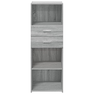Ντουλάπι Γκρι Sonoma 45x42,5x124 εκ. από Επεξεργασμένο Ξύλο