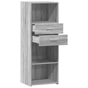 Ντουλάπι Γκρι Sonoma 45x42,5x124 εκ. από Επεξεργασμένο Ξύλο