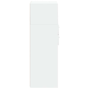 Ντουλάπι Μαύρο 50x42,5x124 εκ. από Επεξεργασμένο Ξύλο