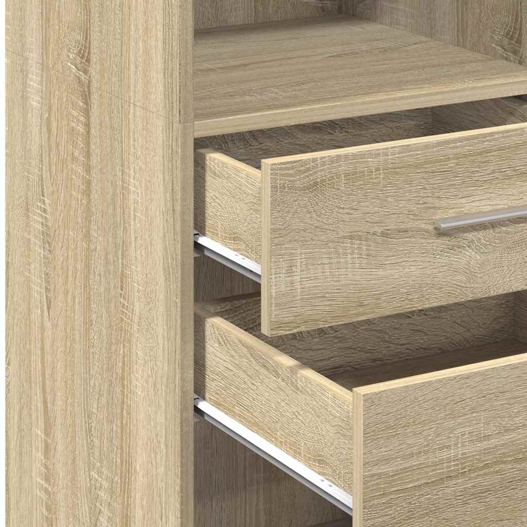 Ντουλάπι Sonoma Δρυς 50x42,5x124 εκ. από Επεξεργασμένο Ξύλο