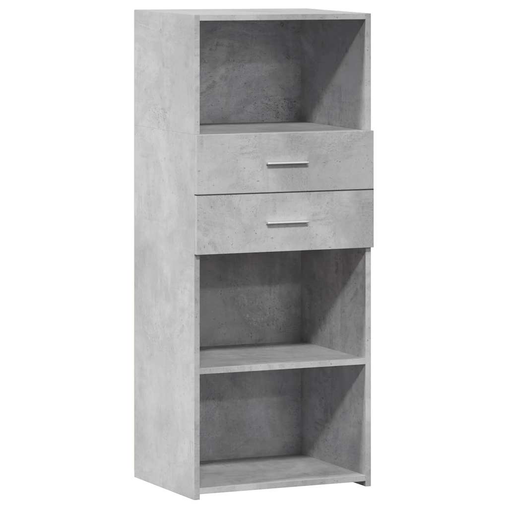 Ντουλάπι Γκρι Σκυρ. 50x42,5x124 εκ. από Επεξεργασμένο Ξύλο