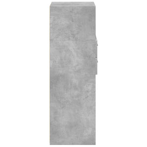 Ντουλάπι Γκρι Σκυρ. 50x42,5x124 εκ. από Επεξεργασμένο Ξύλο