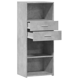 Ντουλάπι Γκρι Σκυρ. 50x42,5x124 εκ. από Επεξεργασμένο Ξύλο