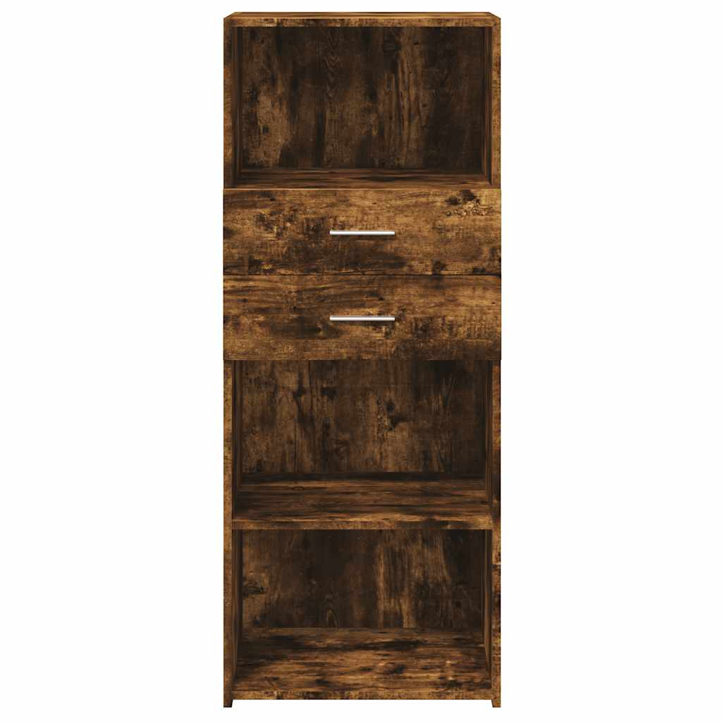 Ντουλάπα Καπνιστή Δρυς 50x42,5x124 εκ. από Επεξεργασμένο Ξύλο