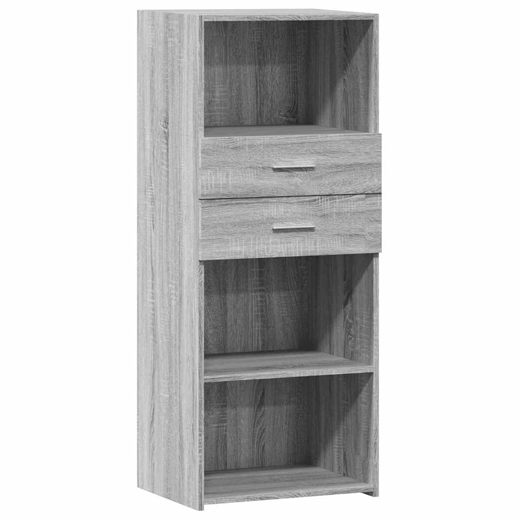 Ντουλάπι Γκρι Sonoma 50x42,5x124 εκ. από Επεξεργασμένο Ξύλο