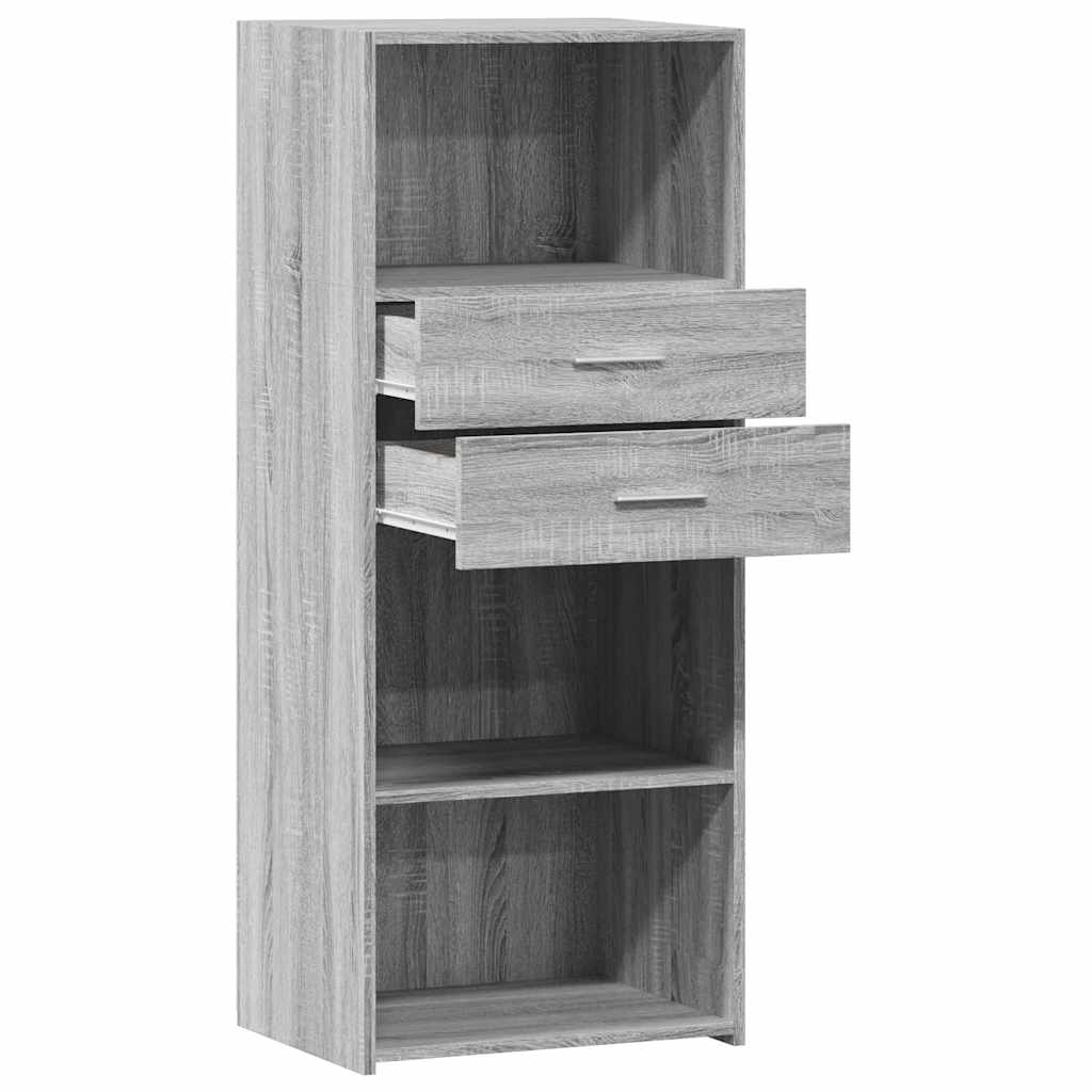 Ντουλάπι Γκρι Sonoma 50x42,5x124 εκ. από Επεξεργασμένο Ξύλο