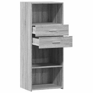 Ντουλάπι Γκρι Sonoma 50x42,5x124 εκ. από Επεξεργασμένο Ξύλο