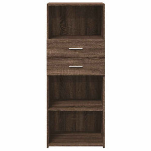 Ντουλάπι Καφέ Δρυς 50x42,5x124 εκ. από Επεξεργασμένο Ξύλο