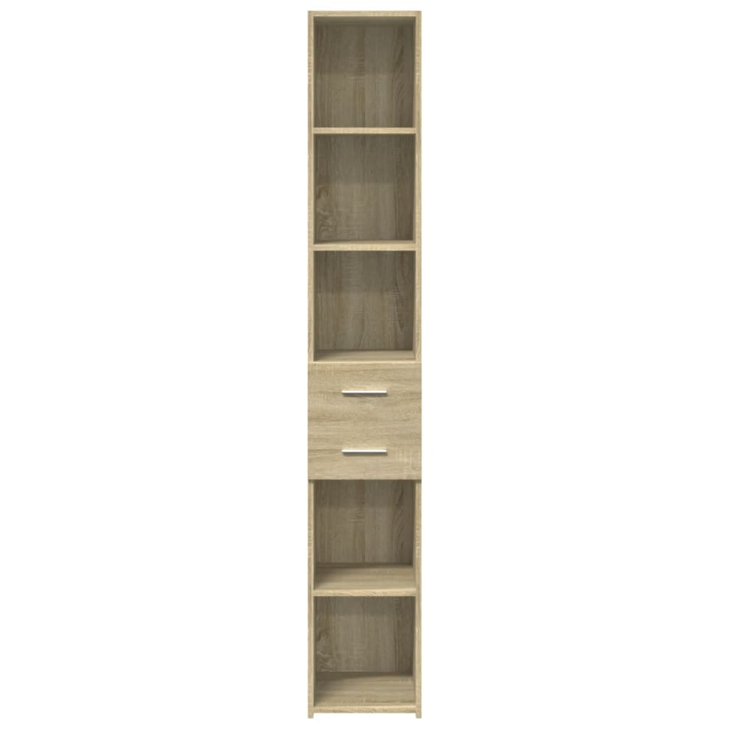 Ντουλάπι Sonoma Δρυς 30x42,5x185 εκ. από Επεξεργασμένο Ξύλο