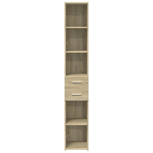 Ντουλάπι Sonoma Δρυς 30x42,5x185 εκ. από Επεξεργασμένο Ξύλο