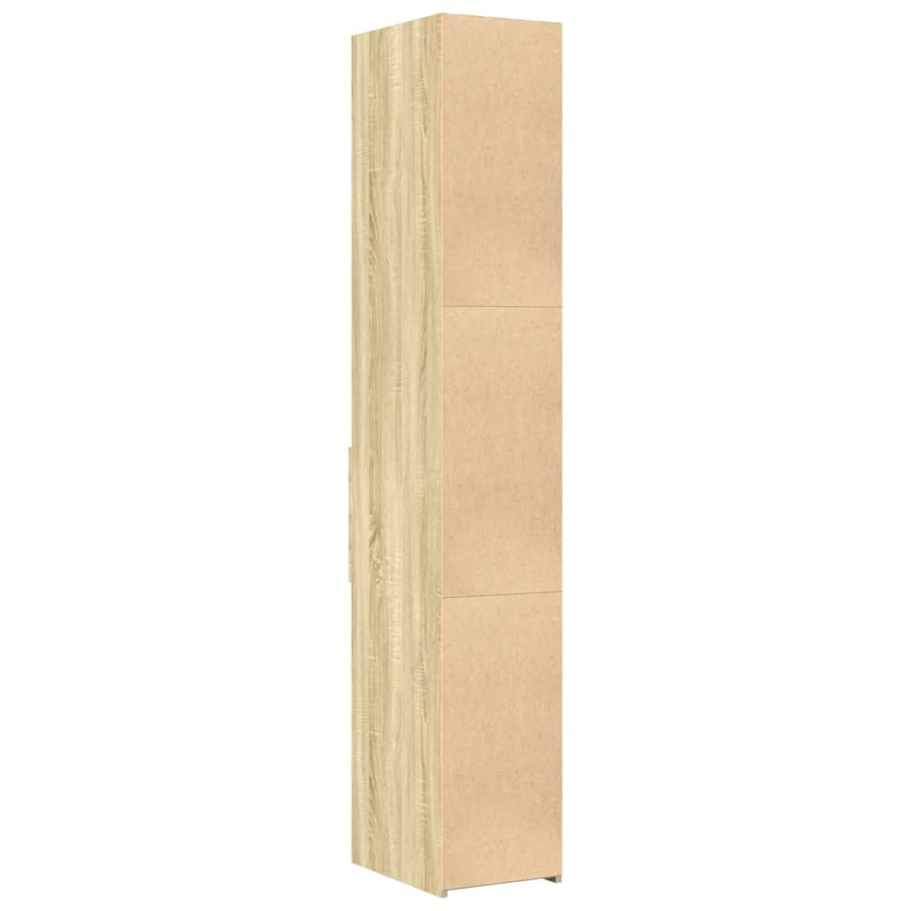 Ντουλάπι Sonoma Δρυς 30x42,5x185 εκ. από Επεξεργασμένο Ξύλο