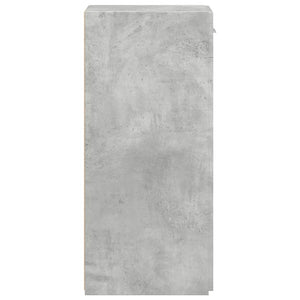 Ντουλάπι Γκρι Σκυροδέματος 30x42,5x93 εκ. Επεξεργασμένο Ξύλο