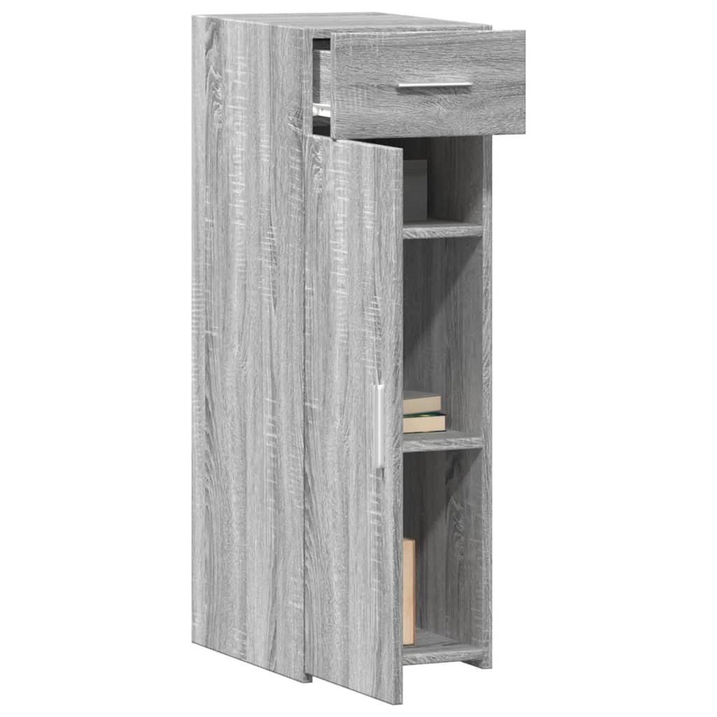 Ντουλάπι Γκρι Sonoma 30x42,5x93 εκ. από Επεξεργασμένο Ξύλο