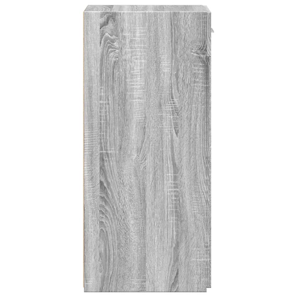Ντουλάπι Γκρι Sonoma 30x42,5x93 εκ. από Επεξεργασμένο Ξύλο
