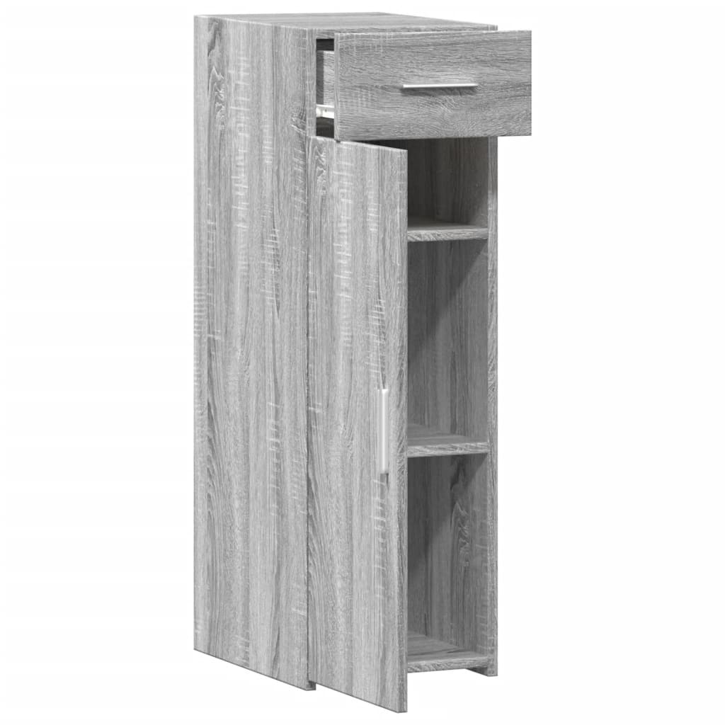 Ντουλάπι Γκρι Sonoma 30x42,5x93 εκ. από Επεξεργασμένο Ξύλο