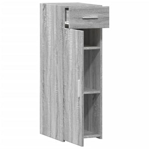 Ντουλάπι Γκρι Sonoma 30x42,5x93 εκ. από Επεξεργασμένο Ξύλο