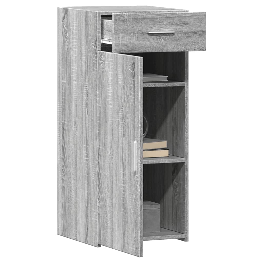 Ντουλάπι Γκρι Sonoma 40x42,5x93 εκ. από Επεξεργασμένο Ξύλο