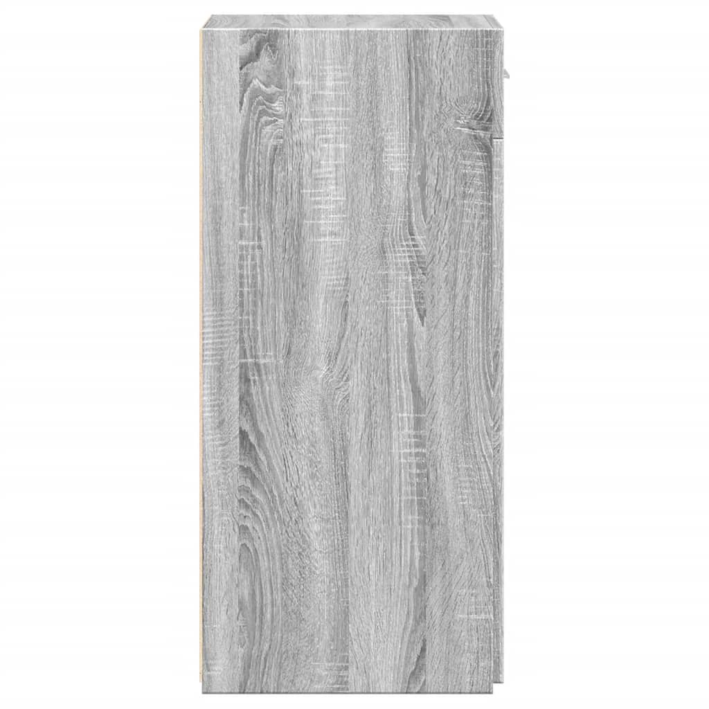 Ντουλάπι Γκρι Sonoma 40x42,5x93 εκ. από Επεξεργασμένο Ξύλο
