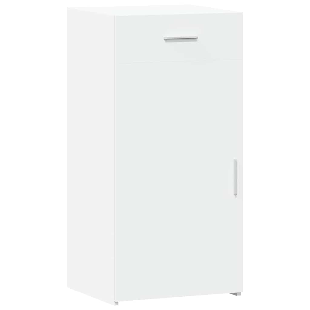 Συρταριέρα Λευκή 45x42,5x93 εκ. από Επεξεργασμένο Ξύλο