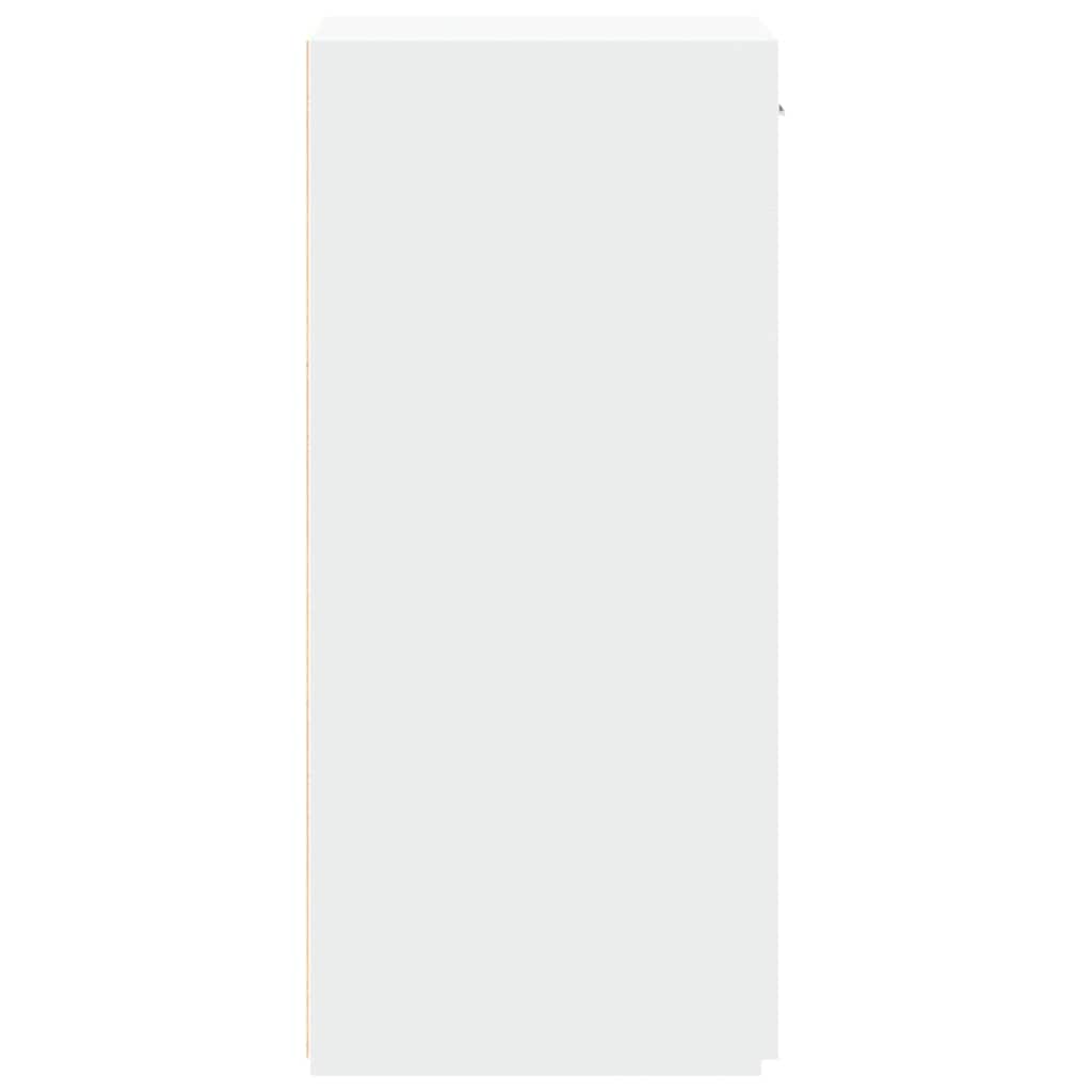 Συρταριέρα Λευκή 45x42,5x93 εκ. από Επεξεργασμένο Ξύλο