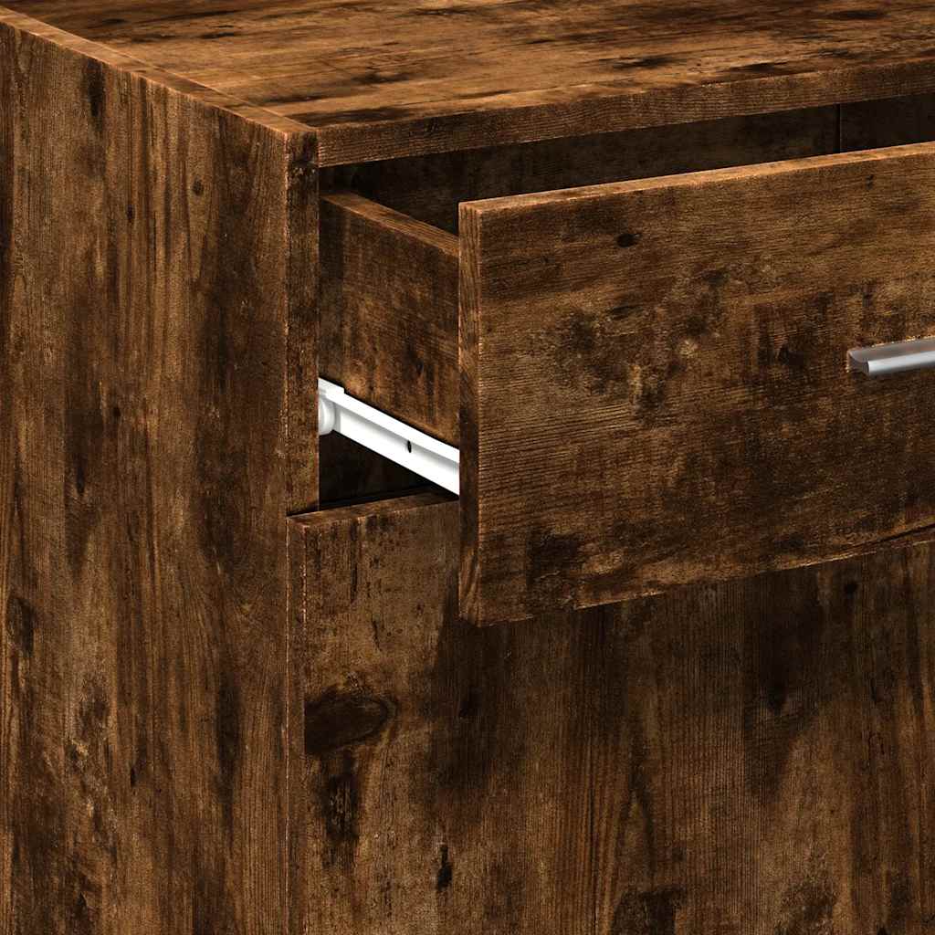 Ντουλάπι Καπνιστή Δρυς 45x42,5x93 εκ. από Επεξεργ. Ξύλο - Pakobazaar