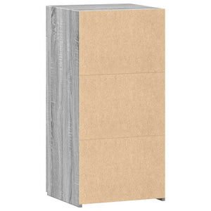 Ραφιέρα Γκρι Sonoma 45x42,5x93 εκ. από Επεξεργασμένο Ξύλο - Pakobazaar