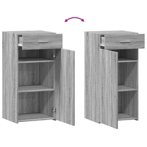 Ραφιέρα Γκρι Sonoma 45x42,5x93 εκ. από Επεξεργασμένο Ξύλο - Pakobazaar