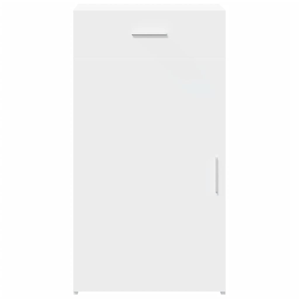 Συρταριέρα Λευκή 50x42,5x93 εκ. από Επεξεργασμένο Ξύλο