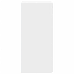 Συρταριέρα Λευκή 50x42,5x93 εκ. από Επεξεργασμένο Ξύλο