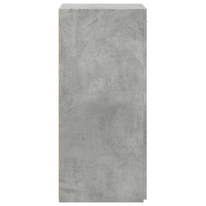 Ντουλάπι Γκρι Σκυροδέματος 50x42,5x93 εκ. Επεξεργασμένο Ξύλο