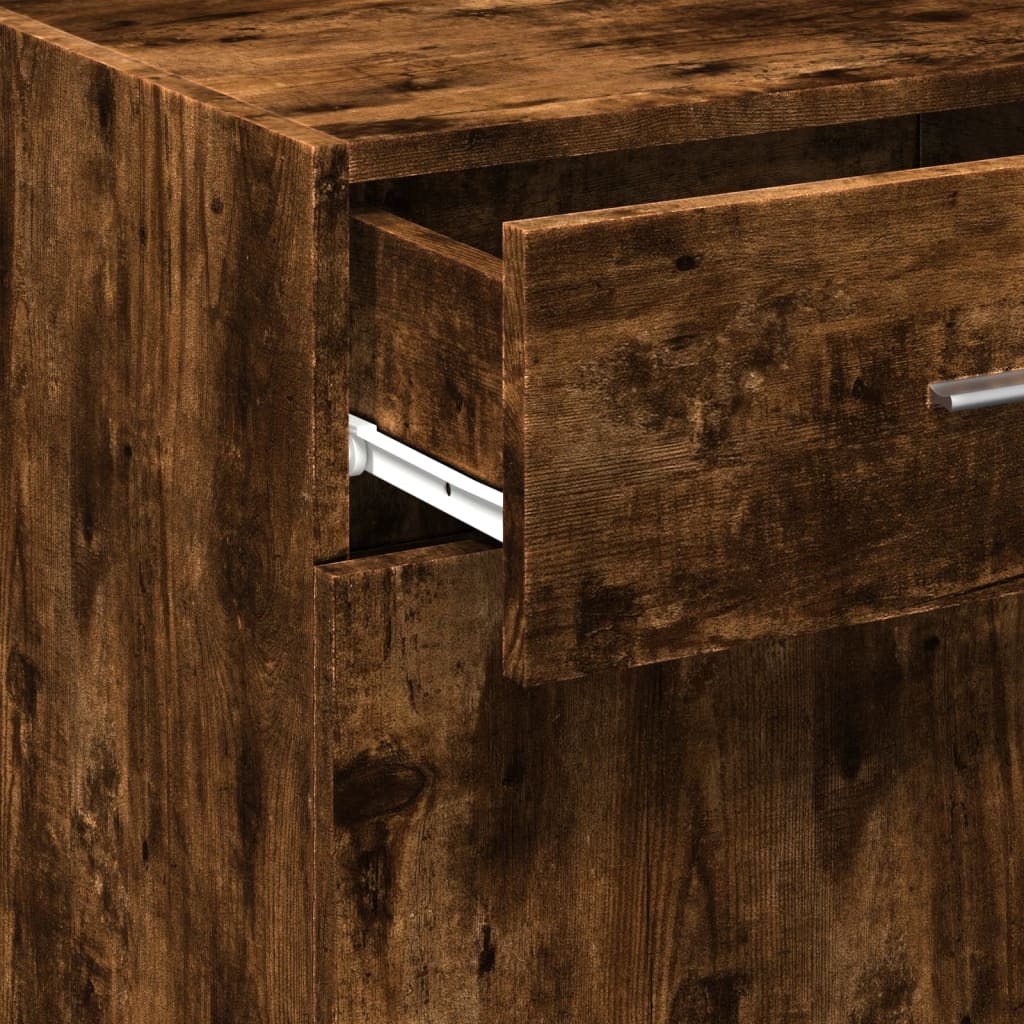 Ντουλάπι Καπνιστή Δρυς 50x42,5x93 εκ. από Επεξεργ. Ξύλο