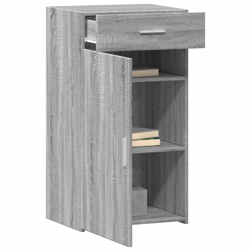 Ραφιέρα Γκρι Sonoma 50x42,5x93 εκ. από Επεξεργασμένο Ξύλο - Pakobazaar