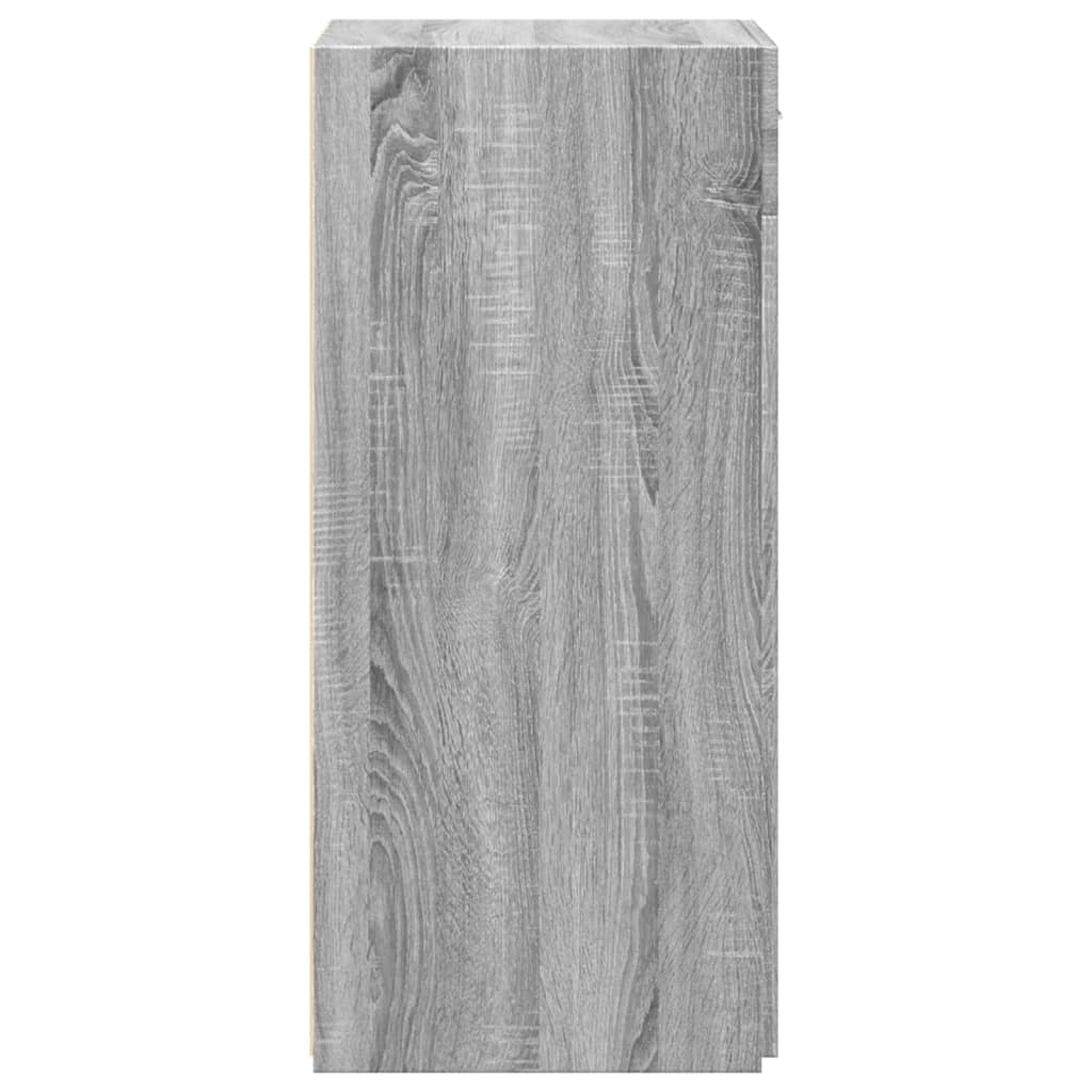 Ραφιέρα Γκρι Sonoma 50x42,5x93 εκ. από Επεξεργασμένο Ξύλο - Pakobazaar