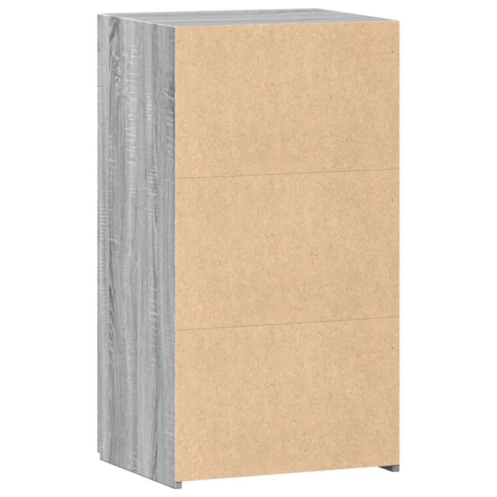 Ραφιέρα Γκρι Sonoma 50x42,5x93 εκ. από Επεξεργασμένο Ξύλο - Pakobazaar